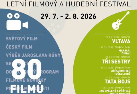 FILMOVÝ A HUDEBNÍ FESTIVAL LITOMYŠL FEST PŘEDSTAVUJE LETOŠNÍ PROGRAM